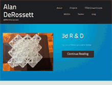 Tablet Screenshot of alanderossett.com